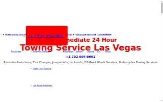Victory Towing LLC of Las Vegas website
