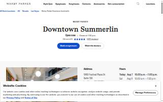Warby Parker Downtown Summerlin
