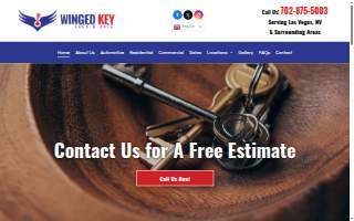 Winged Key Lock & Safe