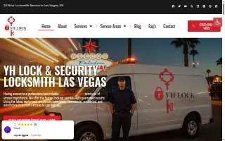 YH Lock & Security of Las Vegas website