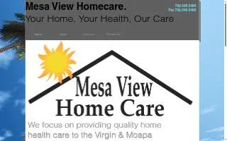 Mesa View Home Care LLC website