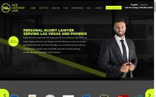Ace Lakhani Law Firm website
