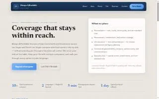 Always Affordable Insurance of North Las Vegas website