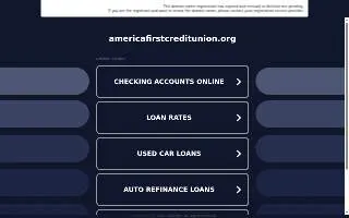America First Credit Union of North Las Vegas website