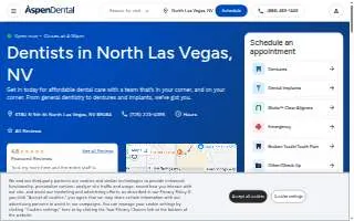 Aspen Dental - North Las Vegas website