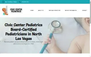 Civic Center Pediatrics website