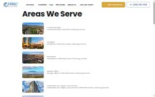 Cobalt Clean - Cleaning Services Las Vegas NV website