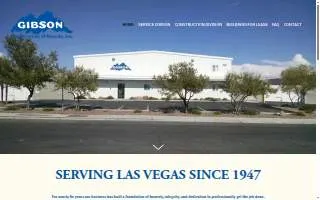 Gibson Construction of Nevada, Inc. website