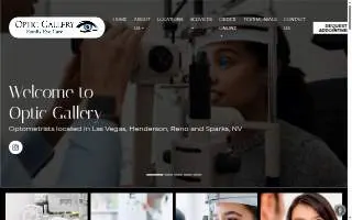Optic Gallery Aliante website
