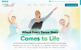 The Movement Dance Experience website