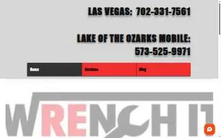 Wrench It Auto Repair website