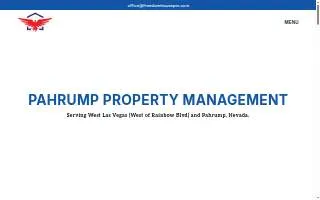Freedom House Property Management website