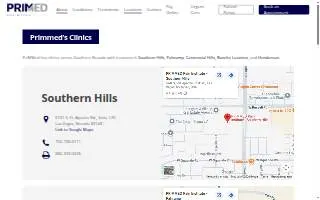 PRIMMED Pain Institute - Pahrump website