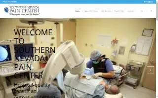 Southern Nevada Pain Center website