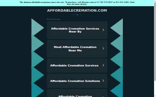 Affordable Cremation & Burial Service
