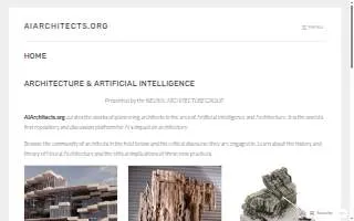 American Institute of Architects website