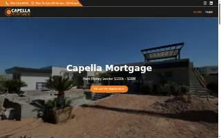 Capella Mortgage of Paradise website
