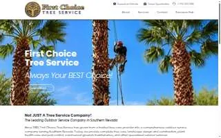 First Choice Tree Service of Paradise website