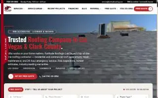 Fortitude Roofing of Paradise website