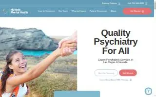 Nevada Mental Health of Paradise website