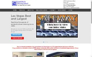 Safeway Driving School of Paradise website