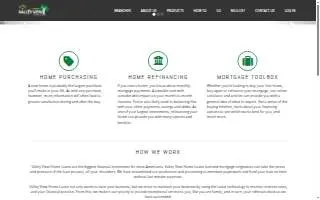 Valley View Home Loans - VVHL Direct website