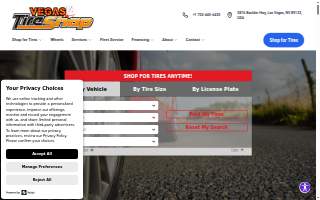 Vegas Tire Shop/ powder coating