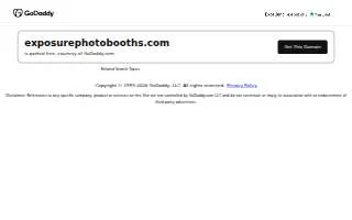Exposure Photo Booths of Reno website