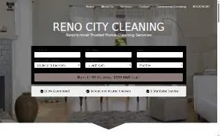 Reno City Cleaning website