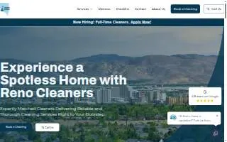 Reno Cleaners website