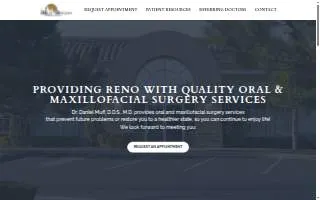 Reno Oral Surgery website