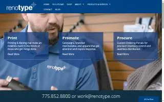 Reno Type website