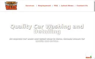 Wild Wild Wash website