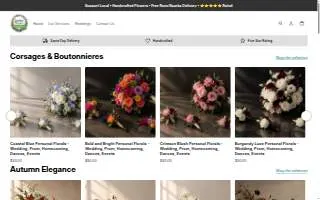 Badass Blooms website