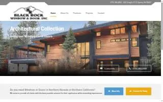 Black Rock Window & Door Inc of Spanish Springs website
