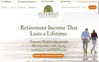 Peterson Wealth Management of Spanish Springs website