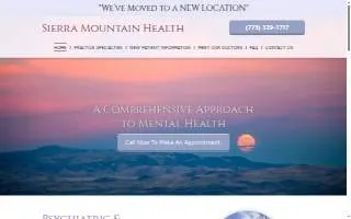 Sierra Mountain Health of Spanish Springs website