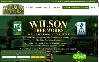 Wilson Tree Works of Spanish Springs website