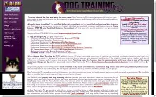 Dog Training by PJ website