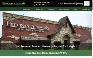 Hammer's Healthy Hounds of Sparks website