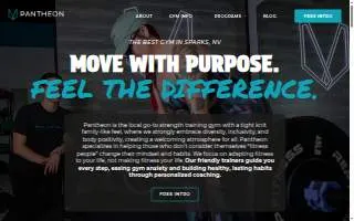 Pantheon Training Systems of Sparks website