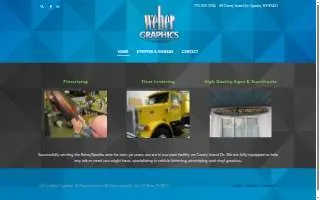 Weber Graphics website