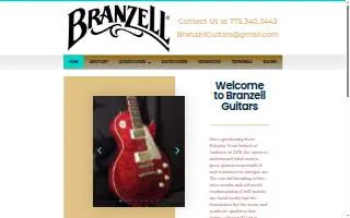 Branzell Guitars website