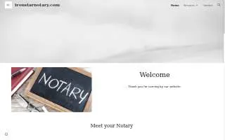 Iron star notary website