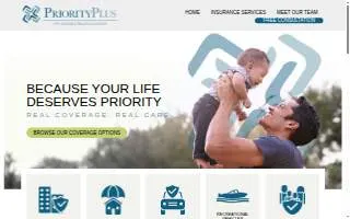 Priority Plus Insurance & Financial Group website