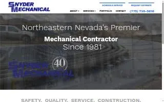 Snyder Mechanical website
