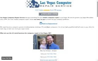 Computer Repair Las Vegas website