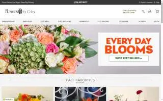 Flowers by Coley Las Vegas website