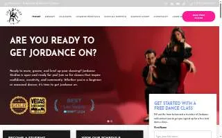 Jordance Studios of Spring Valley website