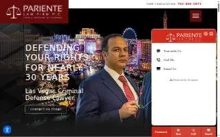 Pariente Law Firm, P.C. of Spring Valley website
